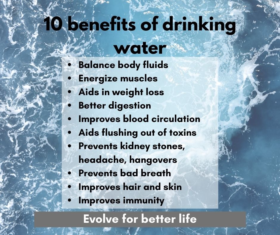 Water – The miracle drink for good health - Evolve for better life